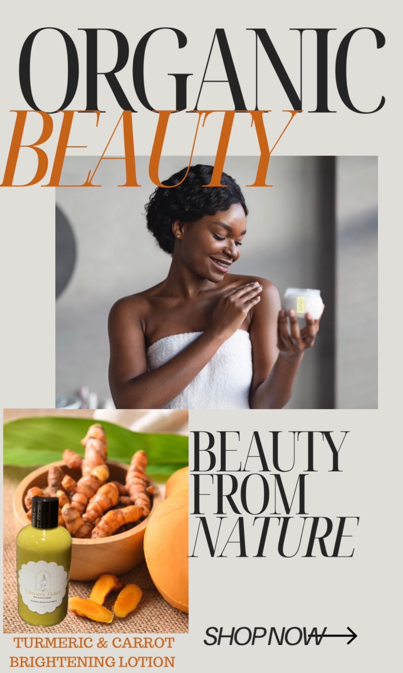 Turmeric & Carrot Brightening Lotion