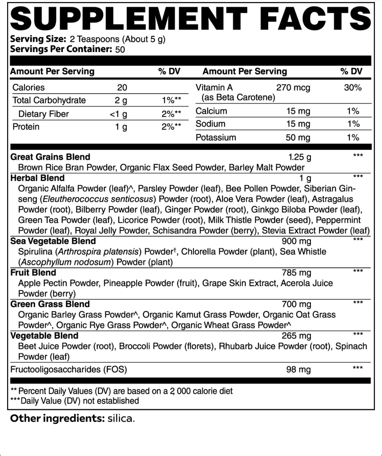 Ultra Cleanse Smoothie Greens