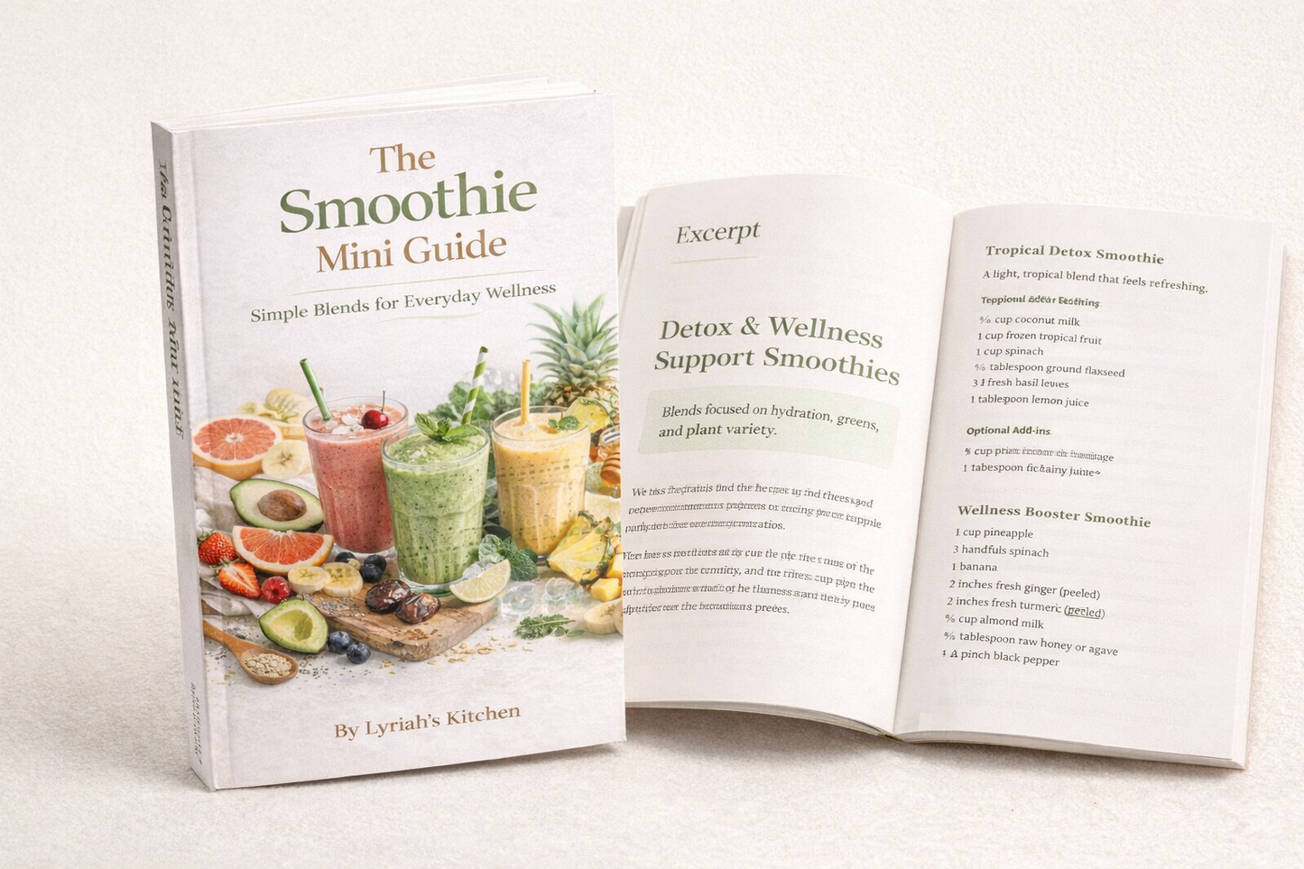 The Smoothie Mini Guide: Simple Blends for Everyday Wellness (E-book)