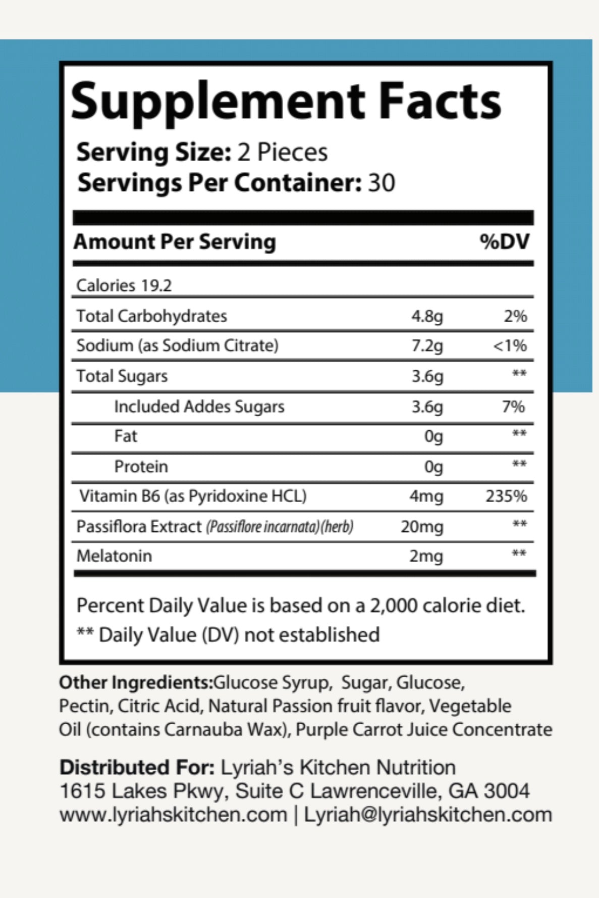 Sleep Support w/ Passiflora