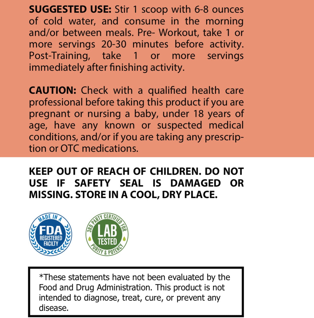 Energized Amino - Peach Mango