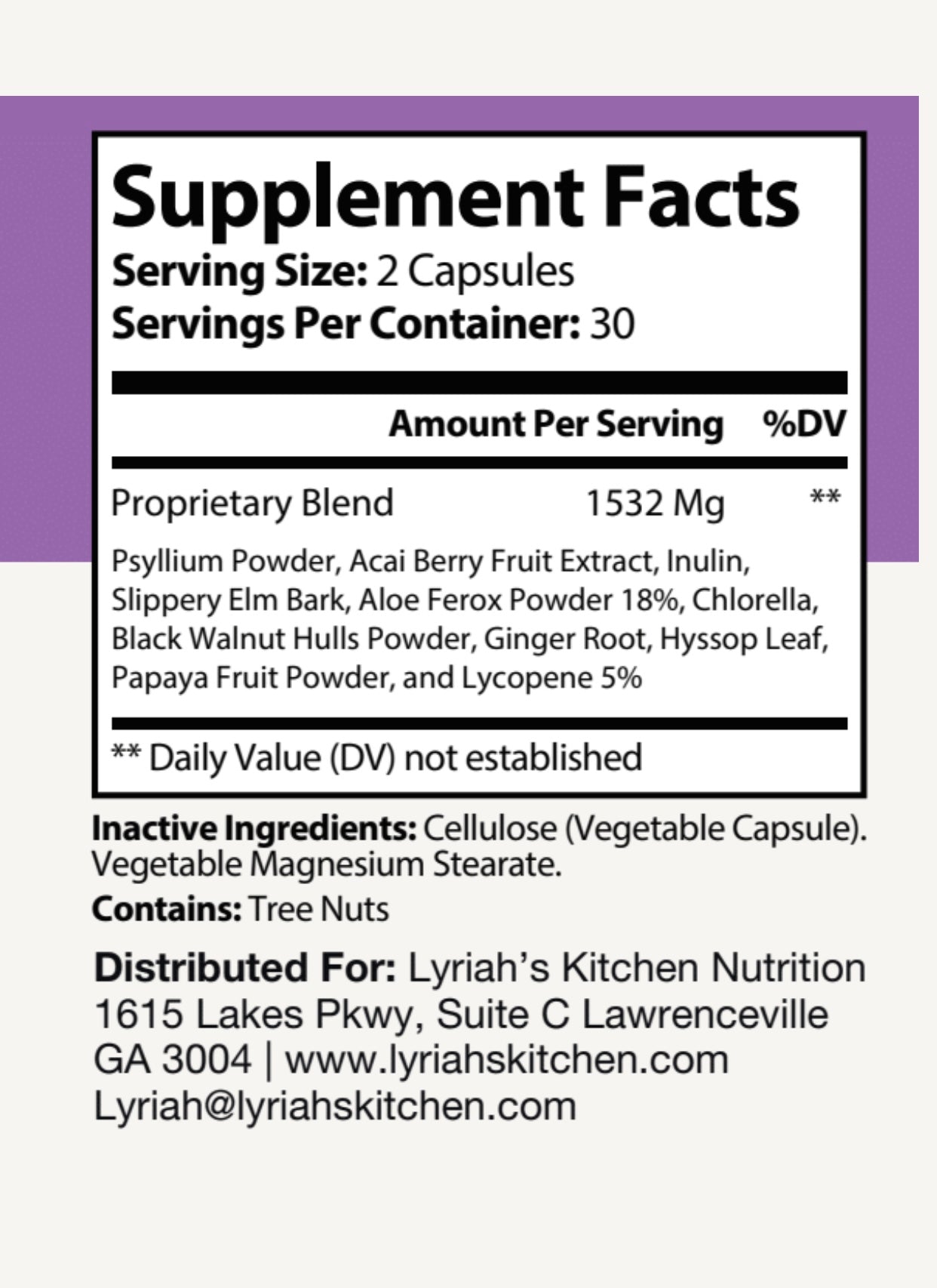 Açaí Max Detox (Medium Level Cleanse/Detox)