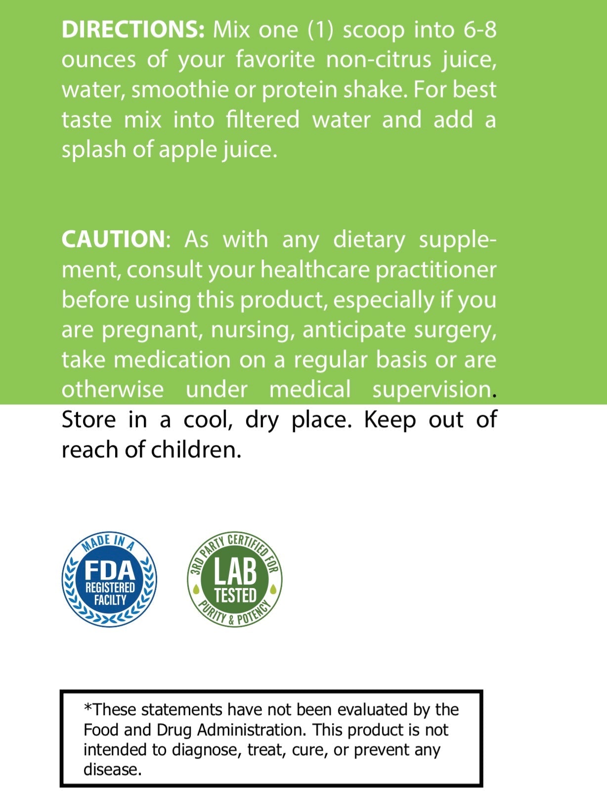 Green Superfood- Apple Cinnamon Turnover