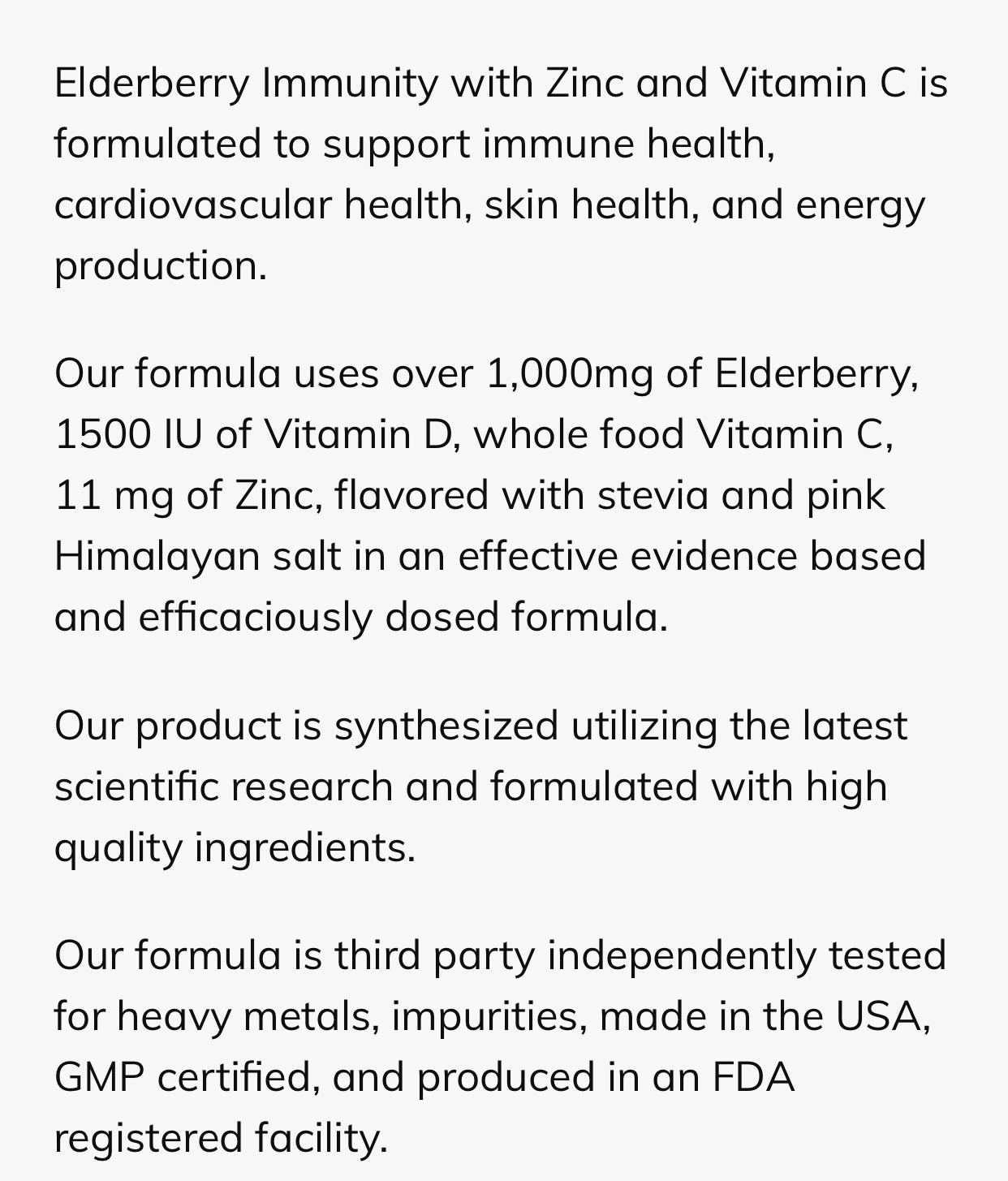 Elderberry Immunity +