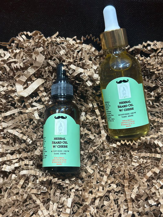 Herbal Infused Beard Care Oil w/ Chebe