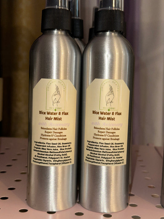 Rice Water & Flax Hair Mist w/ Rosemary