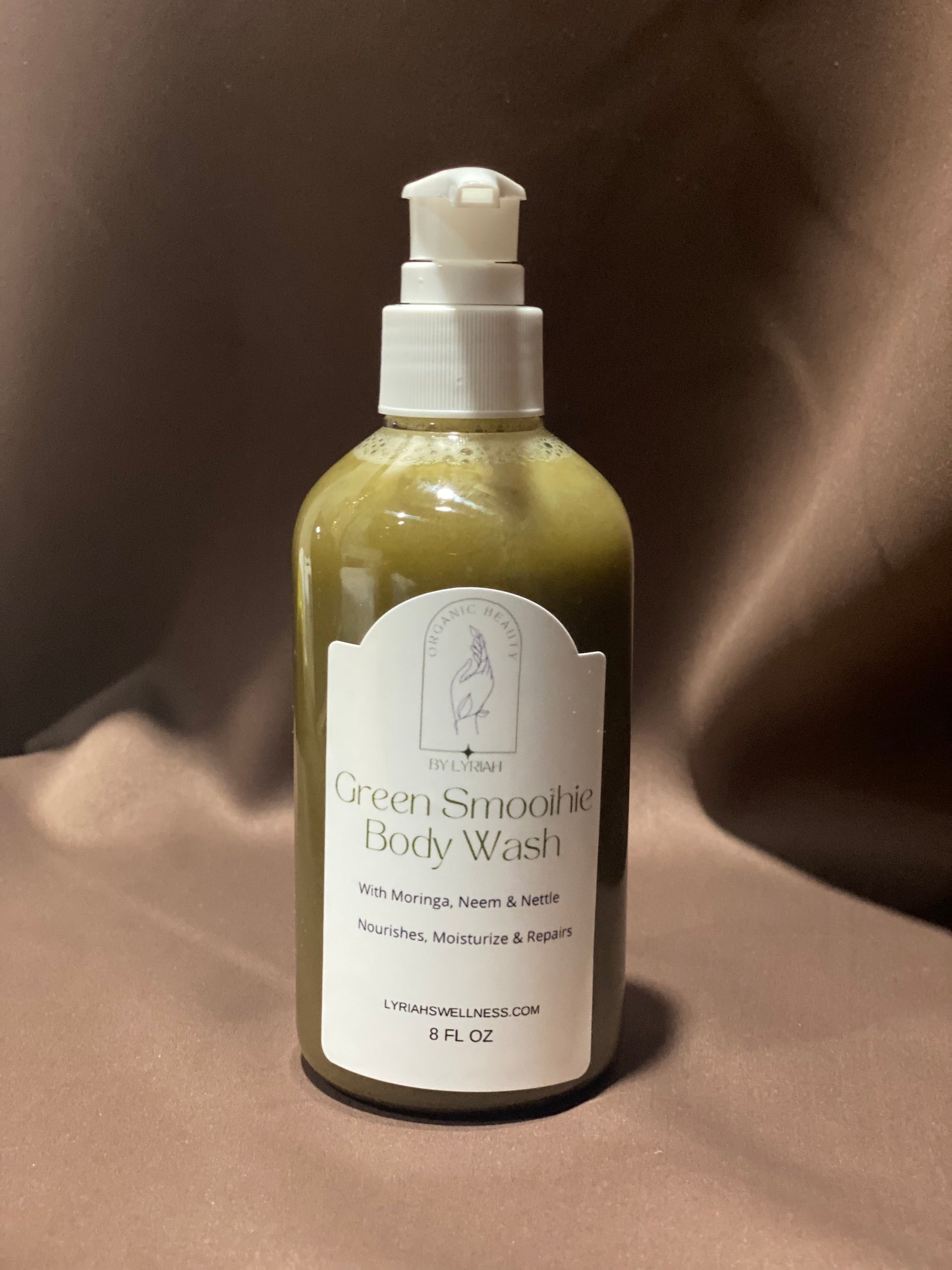 Organic Green Smoothie Body Wash W/ Nettle & Moringa